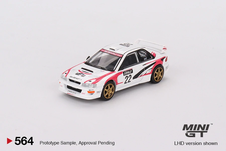 MiniGT #564 SUBARU Impreza WRC98 1999 Rally Tour de Corse #22