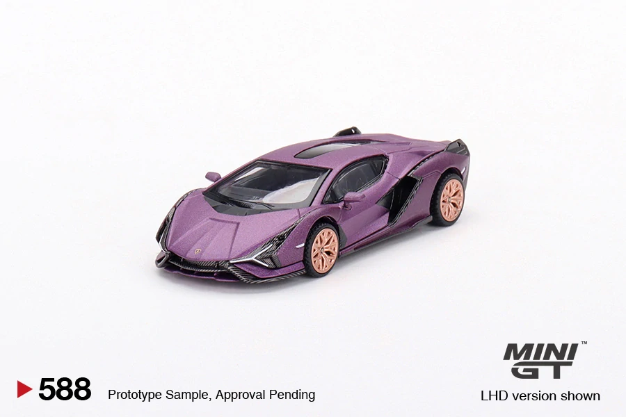 MiniGT #588 Lamborghini Sián FKP 37 Matte Viola SE30