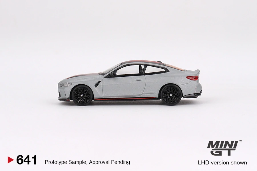 MiniGT #641 BMW M4 CSL Frozen Brooklyn Grey Metallic