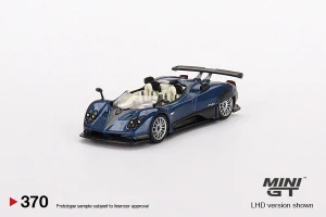MiniGT #370 Pagani Zonda HP Barchetta Blue Tricolore
