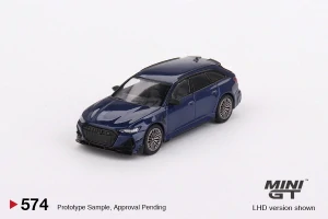 MiniGT #574 ABT Audi RS6-R Navarra Blue Metallic