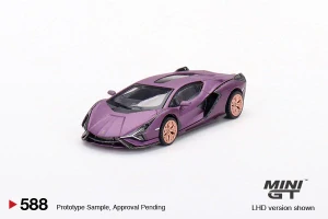MiniGT #588 Lamborghini Sián FKP 37 Matte Viola SE30