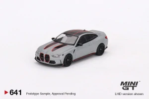 MiniGT #641 BMW M4 CSL Frozen Brooklyn Grey Metallic