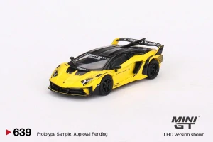 MiniGT #639 Lamborghini LB-Silhouette WORKS Aventador GT EVO Yellow