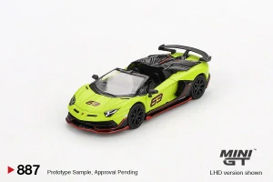 MiniGT #887 Lamborghini Aventador SVJ 63 Roadster Verde Shock